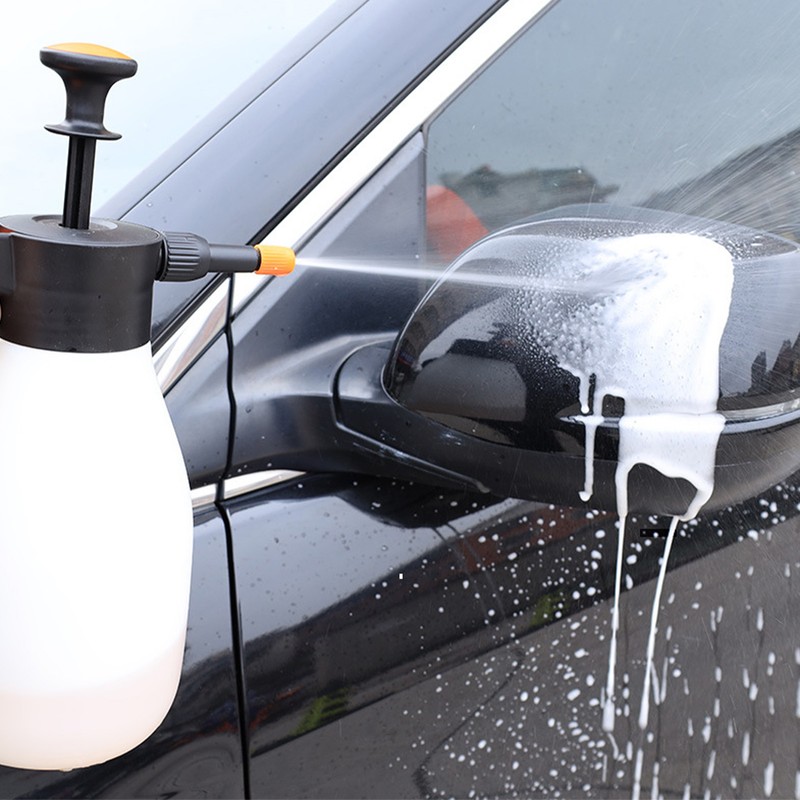 Car Wash Foam Manual Watering Can Hand Pressure Spray Bottle