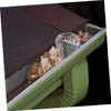 Tofficu 8 Pcs Gutter Downspout Strainer Covers Durable Aluminum Mesh