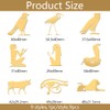 OLYCRAFT Golden Metal Stickers - Egyptian Writing, Sphinx Eagle Energy