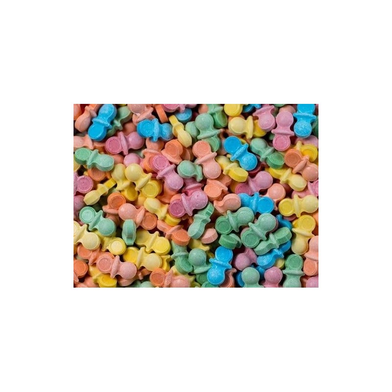 Bayside Candy Oh Baby Pacifiers Candy | Uncoated Fruit Flavored
