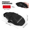 TOPBELIEF Bicycle Saddle Bag, Bicycle Tool Bag, Bicycle Saddle Bag