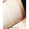 Sofsy Lace Stockings for Women, Hold-Up Nylon Stockings, 60 Denier,