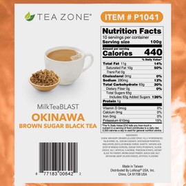 Tea Zone 2.2 lbs MilkTeaBLAST Okinawa Brown Sugar Powder