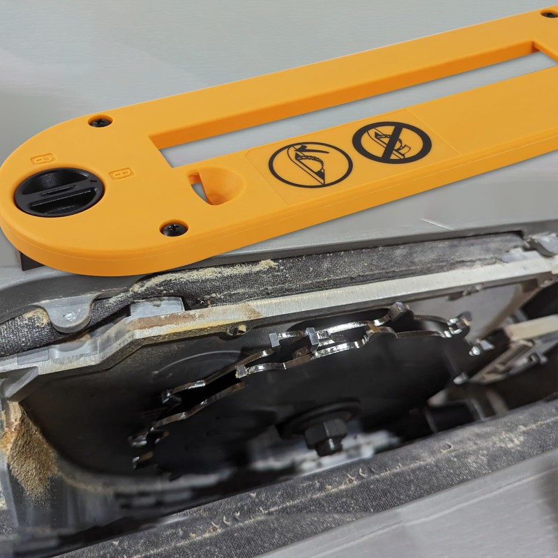 Dado Throat Plate Compatible with DeWalt 10" Portable Table Saw