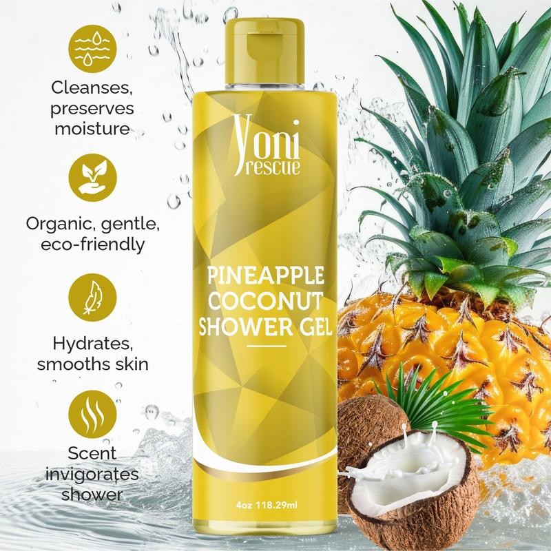 Pineapple Coconut - Shower Gel - Size: 8oz