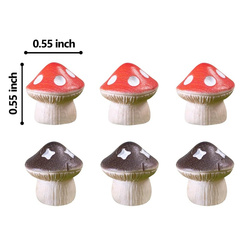Door Hinge Decorative Topper - Magnetic Hinge Head Mushroom Trinket