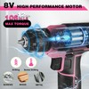 WORKPRO Pink Power Drill - 8V Cordless Drill Kit with