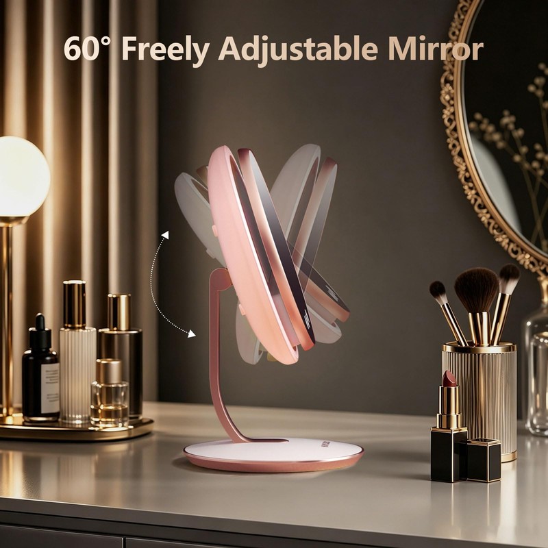 3-in-1 Heated & Cooled Face Mask Makeup Mirror