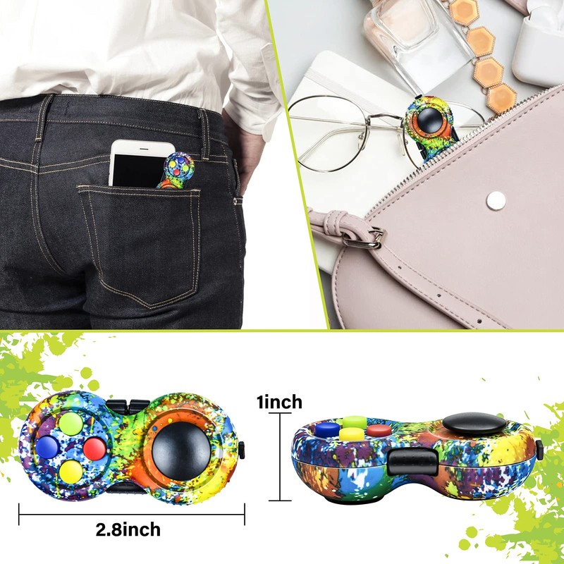 WTYCD Original Fidget Toy Game, Rubberized Classical Controller Fidget Concentration