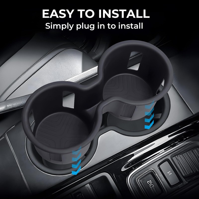 KATORN Center Console Cup Holder Inserts for Honda Pilot 2023-2025
