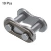 sourcing map 10Pcs #35H/ DIN/ISO 06CH Chain Master Connector Link