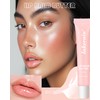 2 Color Lip Gloss Butter Balm,Hydrating Tinted Lipgloss Set for