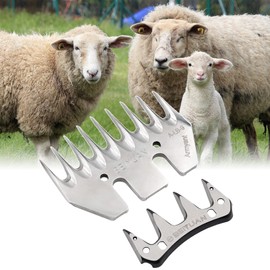 MUYIRTED Sheep Clippers Shearing Combs, Sheep Shears Electric Clippers Blade, Wool Combs Grooming Clippers for Goat (Straight)