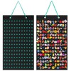 PACMAXI Hanging Shoe Charm Holder with 180 Holes, Wall Mounted