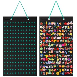 PACMAXI Hanging Shoe Charm Holder with 180 Holes, Wall Mounted Display Organizer for Shoe Charms