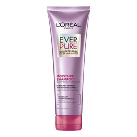 L’Oréal Paris Moisture Sulfate Free Shampoo, Hair Care for Color-Treated Hair with Rosemary Botanicals, EverPure, 8.5 Fl Oz