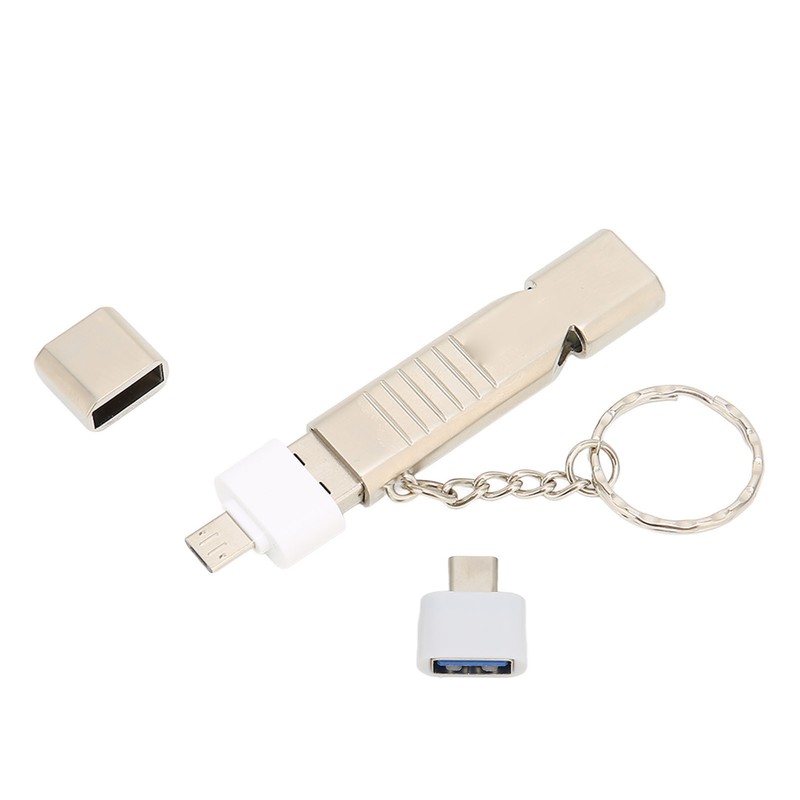 Whistle Flash Drive SOS Outdoor Waterproof USB3.0 120dB Sound Multifunction