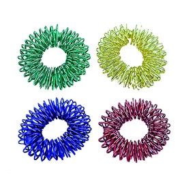 GEDDES Raymond Fidget Rings (48 per Bag) – Multi-Colored Spiky Sensory Finger Rings - Ring Set for Kids