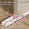 Veki 100cm Cutable Draught Excluder for Bottom of Doors, PVC
