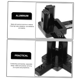 TEHAUX 2sets Aluminum Profile Corner Connector 3-way 2020 Series Aluminum Extrusion Bracket Right Angle Bracket for Cnc Plasma Cutters 6pcs*2