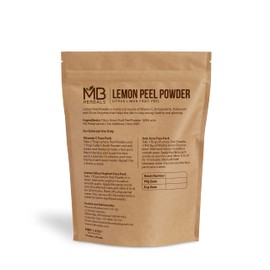 MB Herbals Lemon Peel Powder 100 Gram | 3.5 oz| For Home-Made Natural Herbal Face Pack