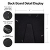 Fkvat 4x4 Picture Frame Set of 4, Matted Black Simple