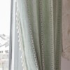 Curtains for Bedroom Green Boho 84 Inches Long Farmhouse Semi
