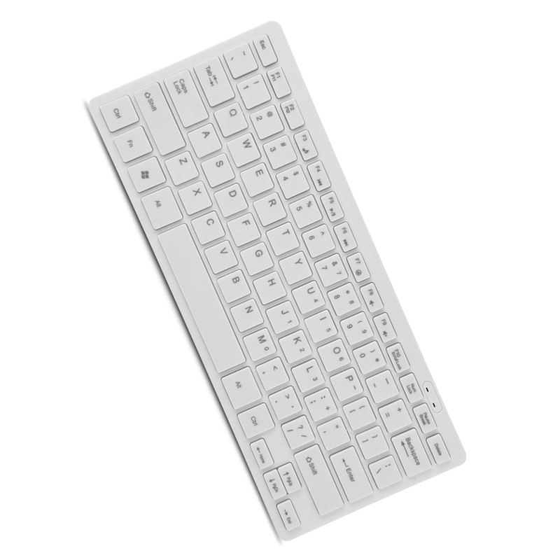 78 Keys Ultra Thin Mini USB Wired Keyboard for Desktop
