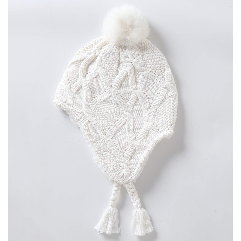 Connectyle - Gorro de lana para niños pequeños y niñas,