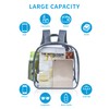 Bgenius Clear Backpack Stadium Approved, Small Clear Backpack with Padded