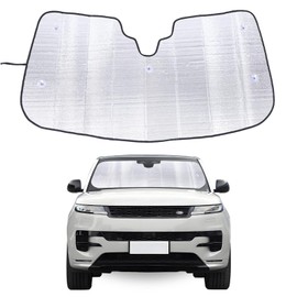 Windshield Sunshade for Land Rover Range Rover Sport 2023-2025 Front Window Sun Shade Foldable Reflective Sun Visor Custom Sunscreen UV Blocker Privacy Protector HeatShield (Silver)