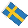 AZ FLAG Sweden Flag 18'' x 12'' cords - Swedish