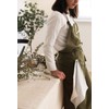 AOBBYBBS Adjustable Japan Nordic Style Soft Cotton Linen Apron with