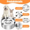 3L Water Bowl Dog Without Drooling Stainless Steel Water Bowl