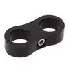 4 Pcs 8AN Hose Separator Clamp Fuel Line Mounting Clamp