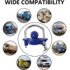 Blue Universal Trailer Coupler Lock 72783 Fits 1-1/4 Inch &