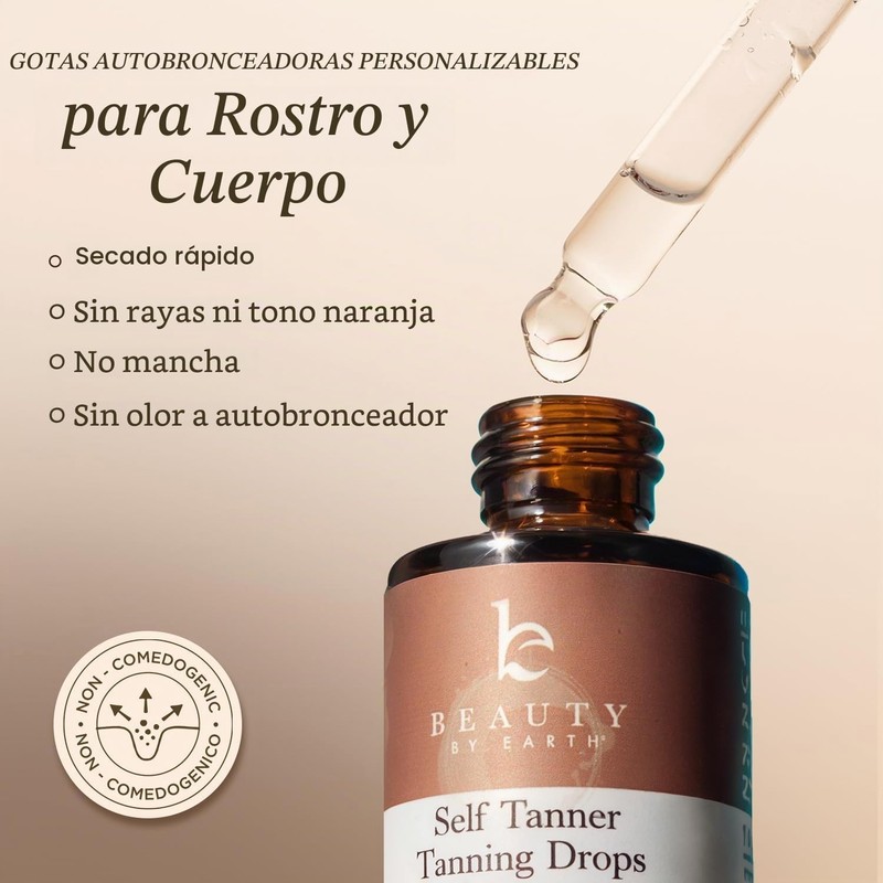 Beauty by Earth Self Tanning Drops - Face Self Tanner