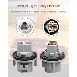 2Pcs Front Turn Signal Sockets Replacement Fit for Nissan Altima Rogue Armada Frontier Maxima Murano Pathfinder Some Models Replace 26243-9B91A 262439B91A
