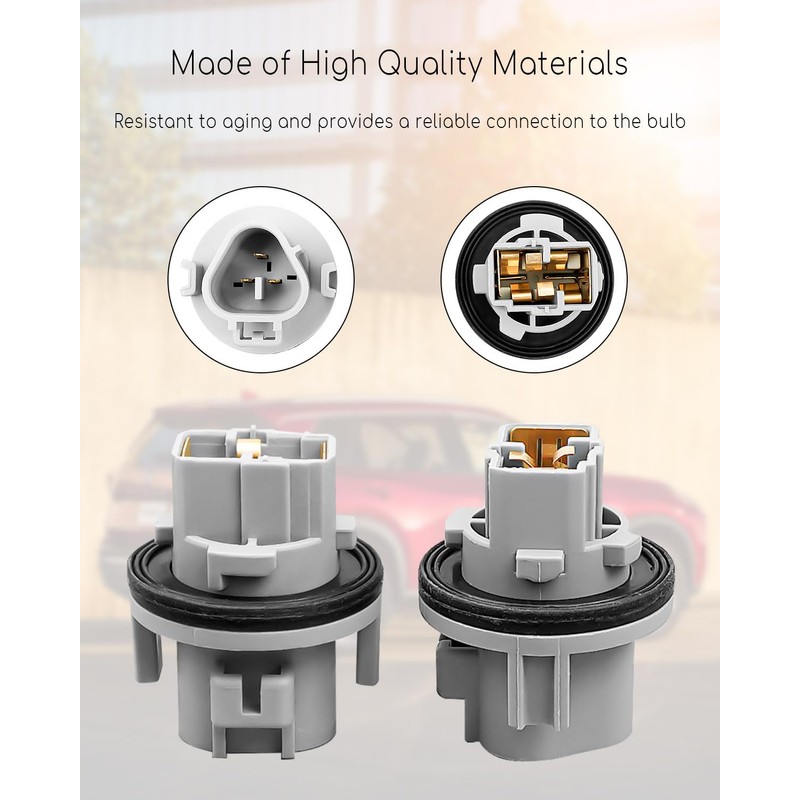 2Pcs Front Turn Signal Sockets Replacement Fit for Nissan Altima