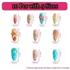 Melines 3D Handmade Press On Nails - Tropical Florals Beach