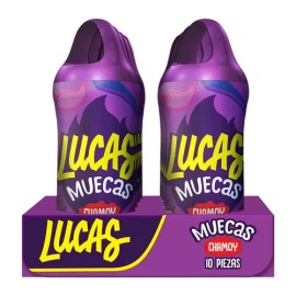 Lucas Muecas Paleta con Chile en Polvo sabor Chamoy 10 piezas de 24 g