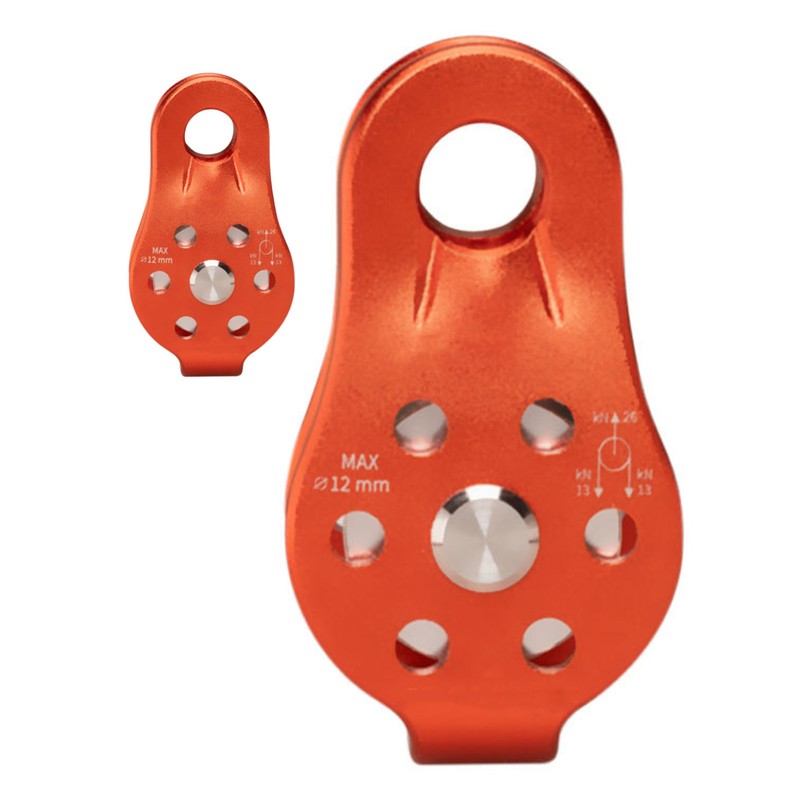 Fixed Single Pulley Cave Exploration Crossing Rescue Lifting Aluminium Alloy