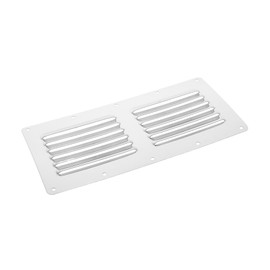 Levemolo Stainless Steel Vent Cover Durable Kitchen Vent Panel for Grills Fire Pits Outdoor Kitchens Easy Install Louver Air Outlet for Versatile Ventilation