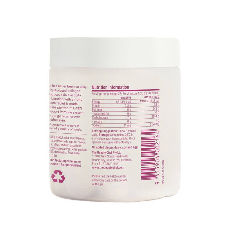 The Beauty Chef Plumpers Collagen Chewables - Kakadu Plum &