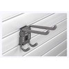 HandiWall Double Utility Hook with Locking Bracket for Tool Storage