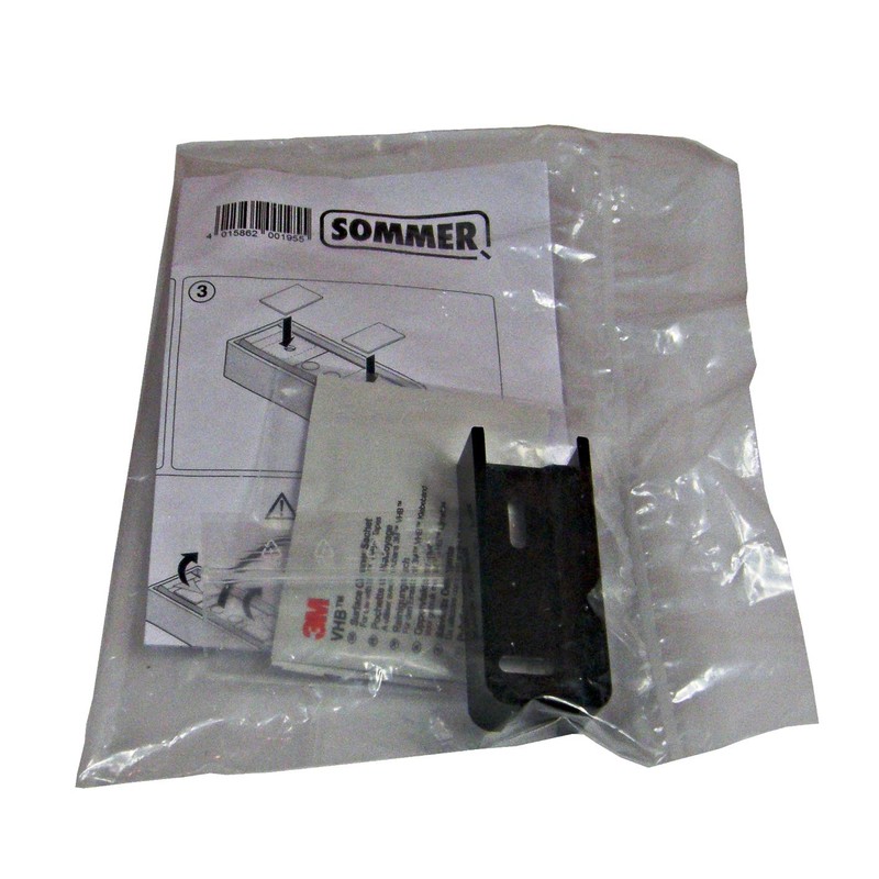 Sommer Hand-Held Transmitter Holder Pearl Black with MBA and Mounting