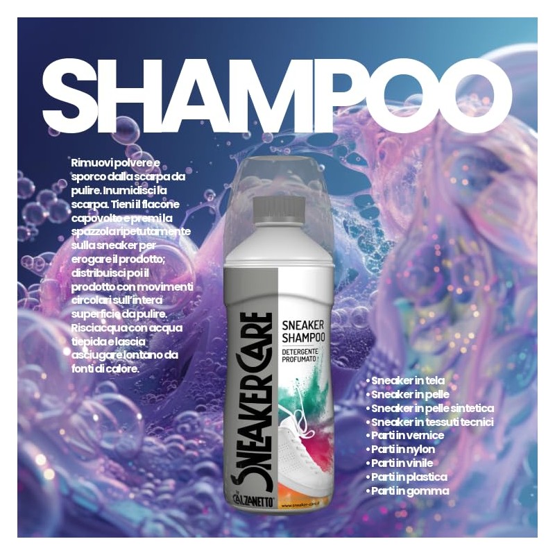 Sneaker Care Unisex Sneakercare Detergente, Shampoo Per Pulire Scarpe, 75