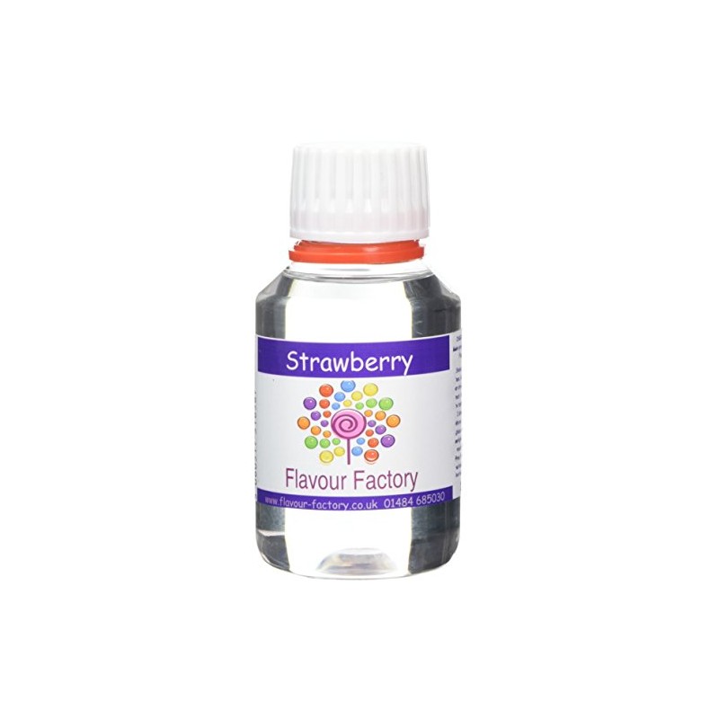 Flavour Factory Intense Food Flavouring, Strawberry, 100 ml