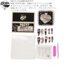 TRENTSNOOK 10 Pcs Mine Handmade Nail Tips Reusable Black Pink