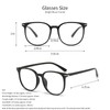 SHUNXI Distance Nearsighted Glasses, Blue Light Blocking Lightweight Oversized Near